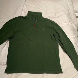 Green Polo Ralph Lauren Quarter zip
